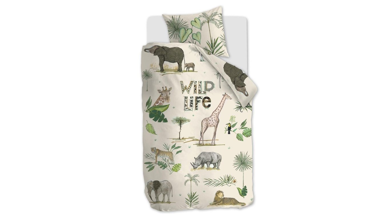 Sleepworld Dekbedovertrek beddinghouse kids wild life