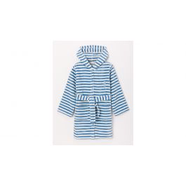 Badjas Kids Woody Strepen - Blauw