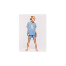 Pyjama Jongens Woody Zeepaardjes Staf - Blauw