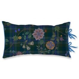 Sierkussen Pip Studio Flores Felices - Donkerblauw