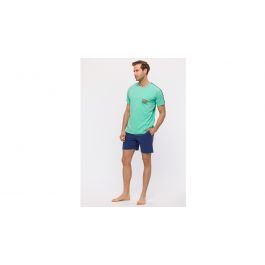 Pyjama Heren Studio Woody Surf Club Pocket - Groen