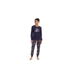 Pyjama Dames Pasha Popcorn and Movies - Dark Blue