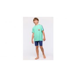 Pyjama Jongens Studio Woody Surf Club Pocket - Groen