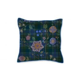 Sierkussen Pip Studio Flores Felices Square - Donkerblauw