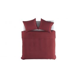 Dekbedovertrek Yellow Percale - Spicy Red