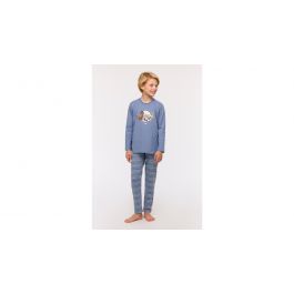 Pyjama Jongens Woody Broek Strepen - Jeansblauw