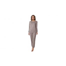 Pyjama Dames Pastunette Leopard - Dark Grey