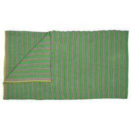 Plaid Pip Studio Bonsoir Stripe Throw - Green