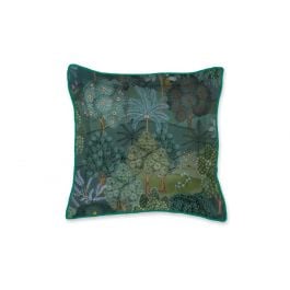 Sierkussen Pip Studio Jardin De Noche Square - Donkerblauw