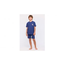 Pyjama Jongens Studio Woody Chasing Waves - Donkerblauw