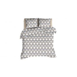 Dekbedovertrek Romanette Flanel Tolbiac - Silver