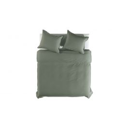 Dekbedovertrek Yellow Percale - Army Green