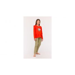 Pyjama Meisjes Woody Paddestoel Broek Strepen - Rood