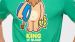 Pyjama Heren Woody Short King Of Sleep - Groen