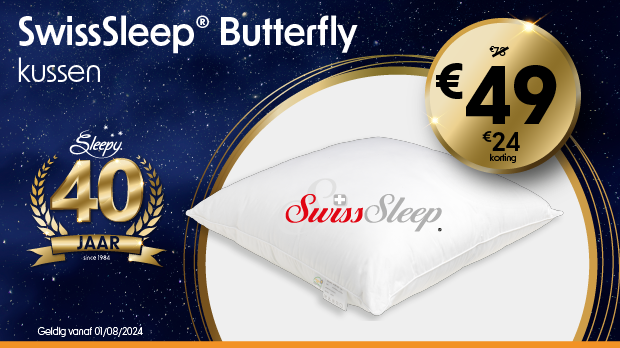 SwissSleep Butterfly kussen