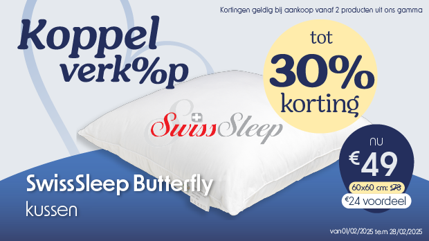 SwissSleep Butterfly kussen