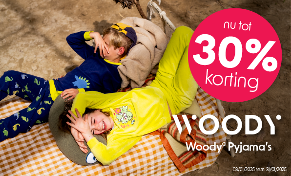 Woody 30% korting