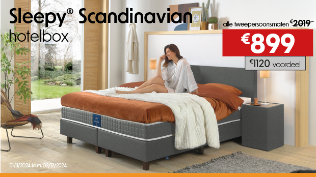 Black friday actie boxspring